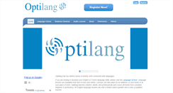 Desktop Screenshot of optilang.eu